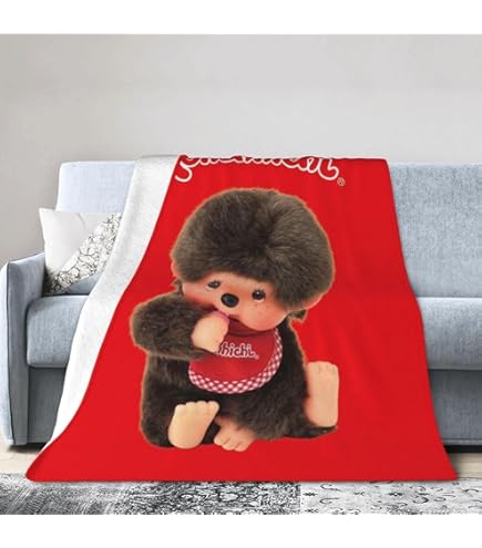 Amazon｜モンチッチ 2 (2) オシャレ 毛布 ブランケット 大判